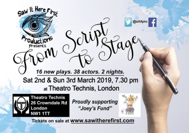 Saw It Here First Productions March 2019 John Hill comedy monologue